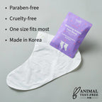 Codi New York home spa foot mask close up texture