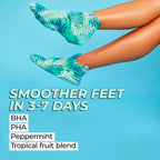 Vitamasques foot treatment pouch showing key ingredient icons