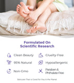 Rokelos dead skin removal foot mask in use