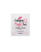 Tonymoly exfoliating foot mask packaging back details