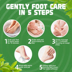 AOPEIBOTO foot exfoliator spray lifestyle application view