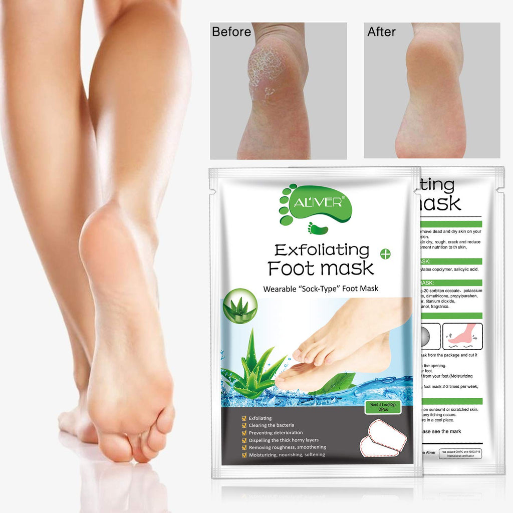 Unisex dead skin removal foot mask set