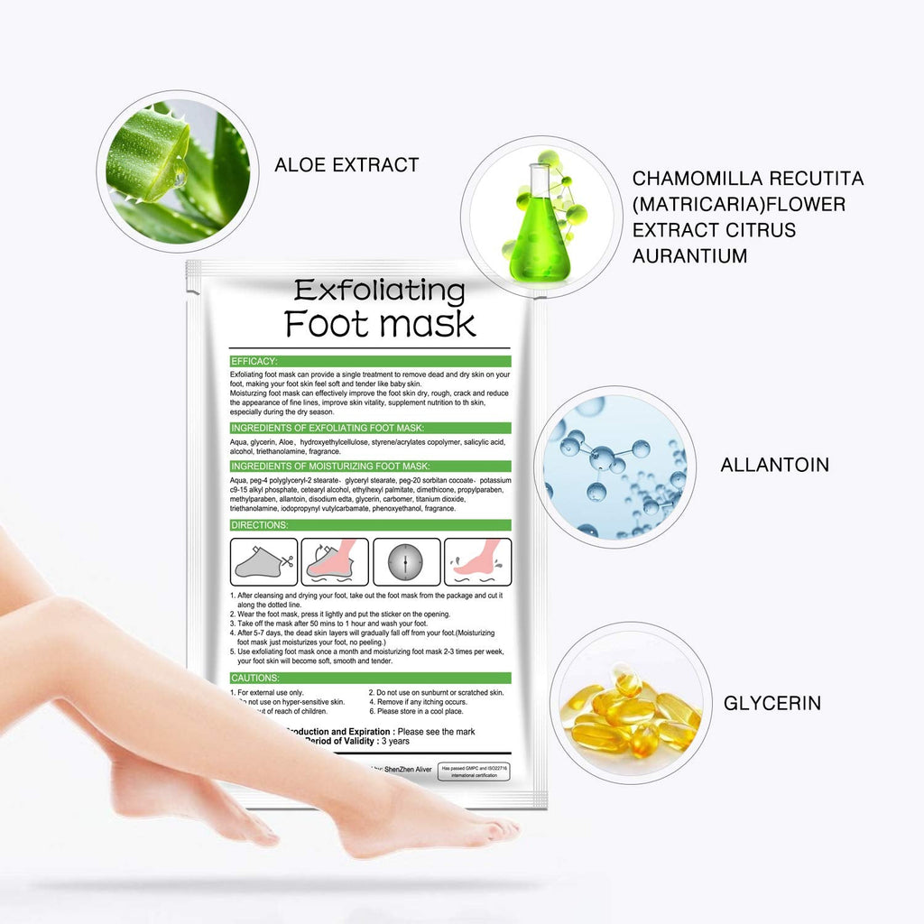 Exfoliating foot treatment lifestyle application view