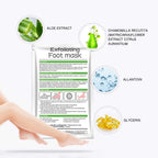 Exfoliating foot treatment lifestyle application view