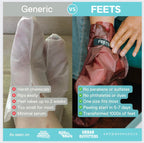 Kitchenzaa Feets eucalyptus and lavender foot mask box back side