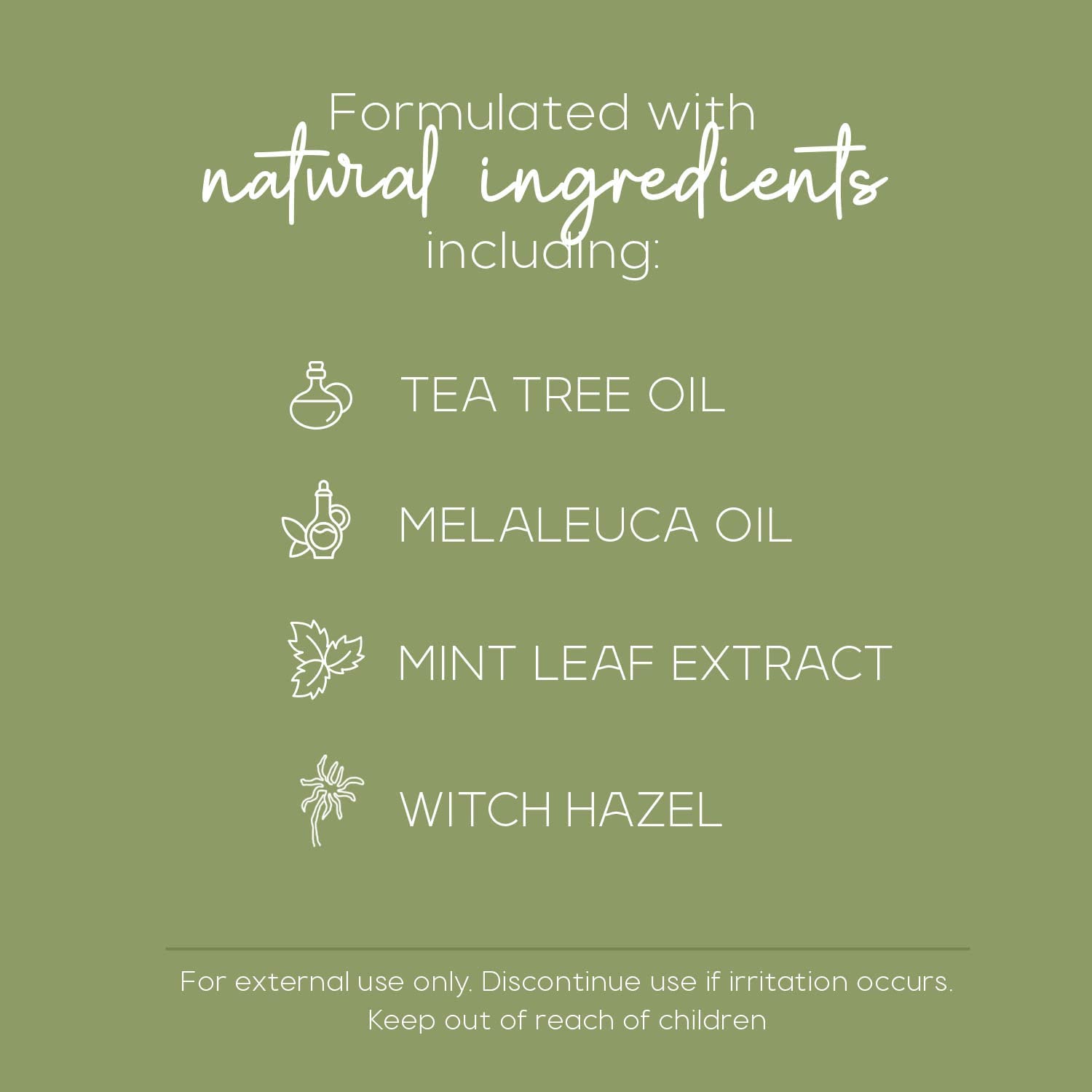 Skin Aesthetics packaging showing natural ingredients and clean beauty labels