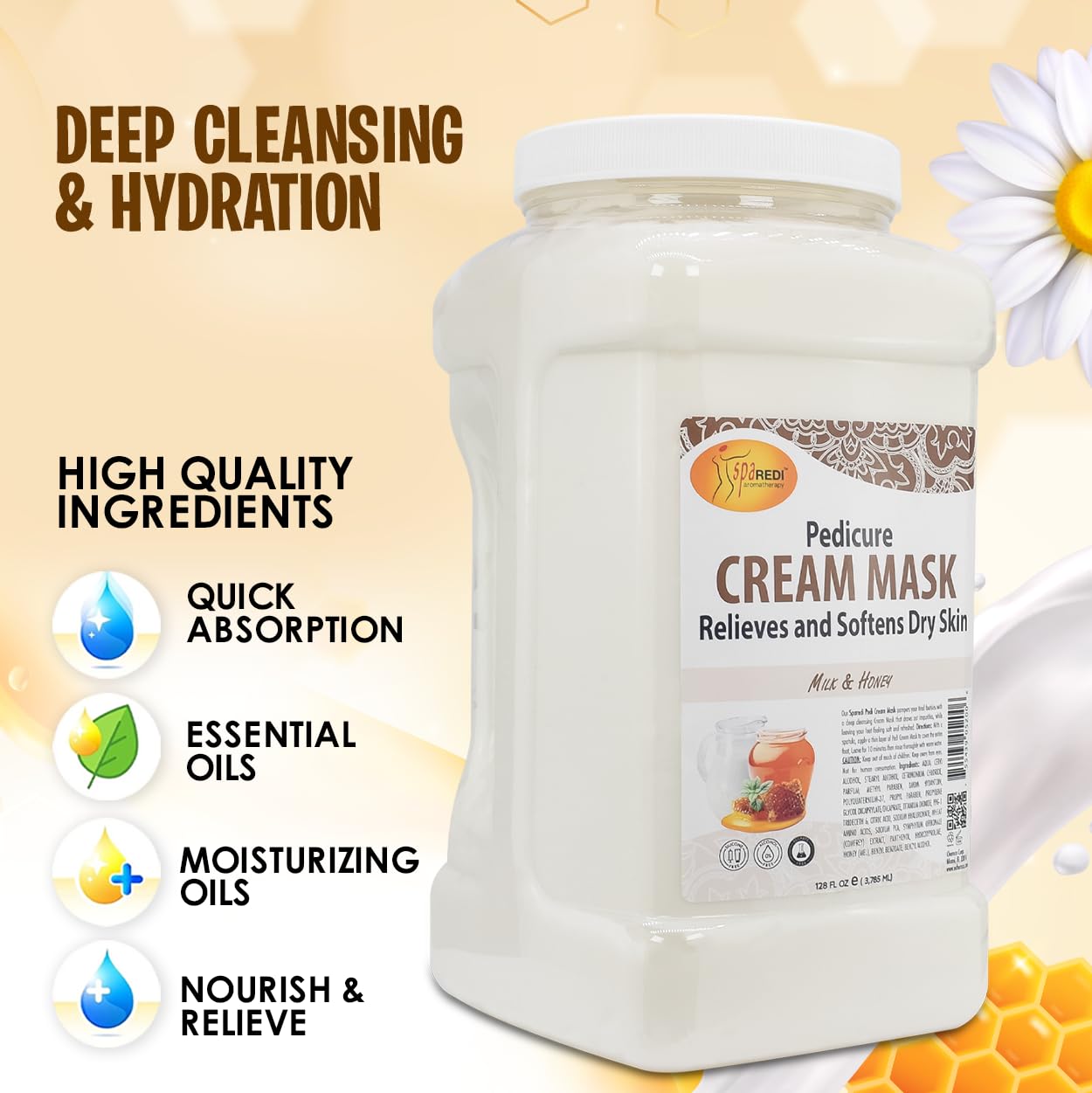USA imported SPA REDI pedicure mask for dry and cracked feet treatment.