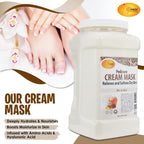 Complete packaging view of the Spa Redi bulk gallon cream mask for body care