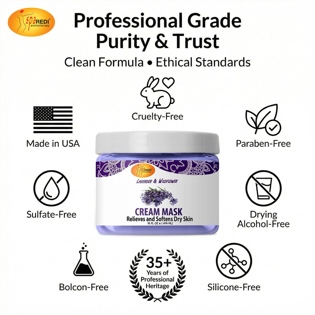 Spa Redi 16 ounce jar angle view showing branding and product type