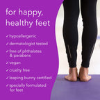 Detailed view of instructions on Barefoot Scientist foot peel box