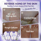 Lanbena lavender foot peel mask application steps