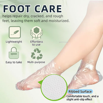 Close up of the thick leakproof plastic material used in Lyvantha pedicure liners