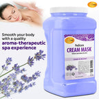 Texture swatch of Spa Redi hydrating pedicure cream mask