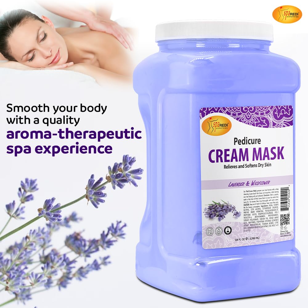 Spa Redi cream mask infused with hyaluronic acid and amino acids for skin repair.