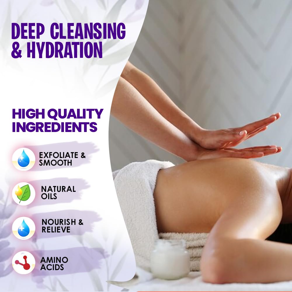 Close up of Spa Redi 1 gallon bulk size hydrating foot mask packaging.