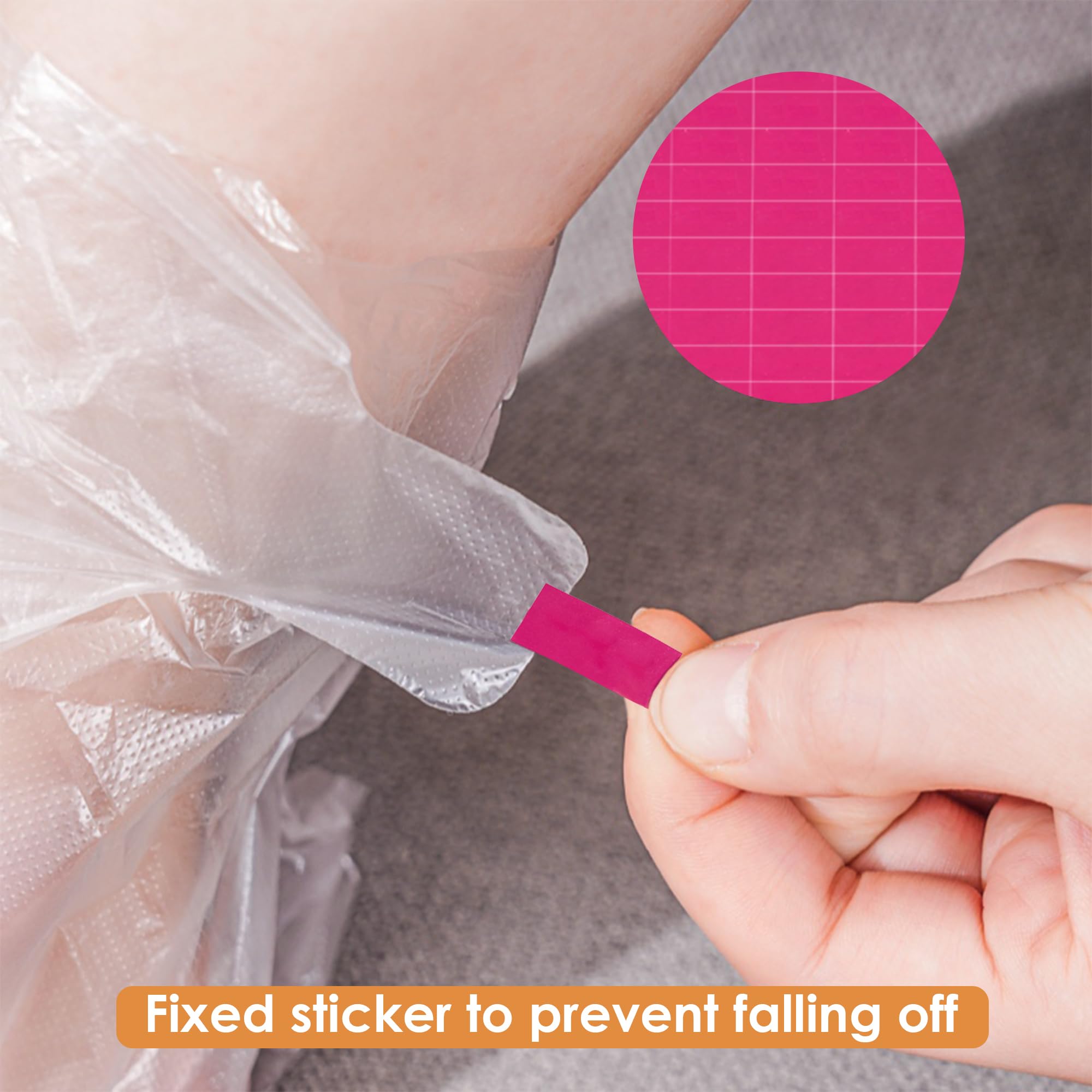 Quacc disposable foot mask socks for pedicure hydration treatment