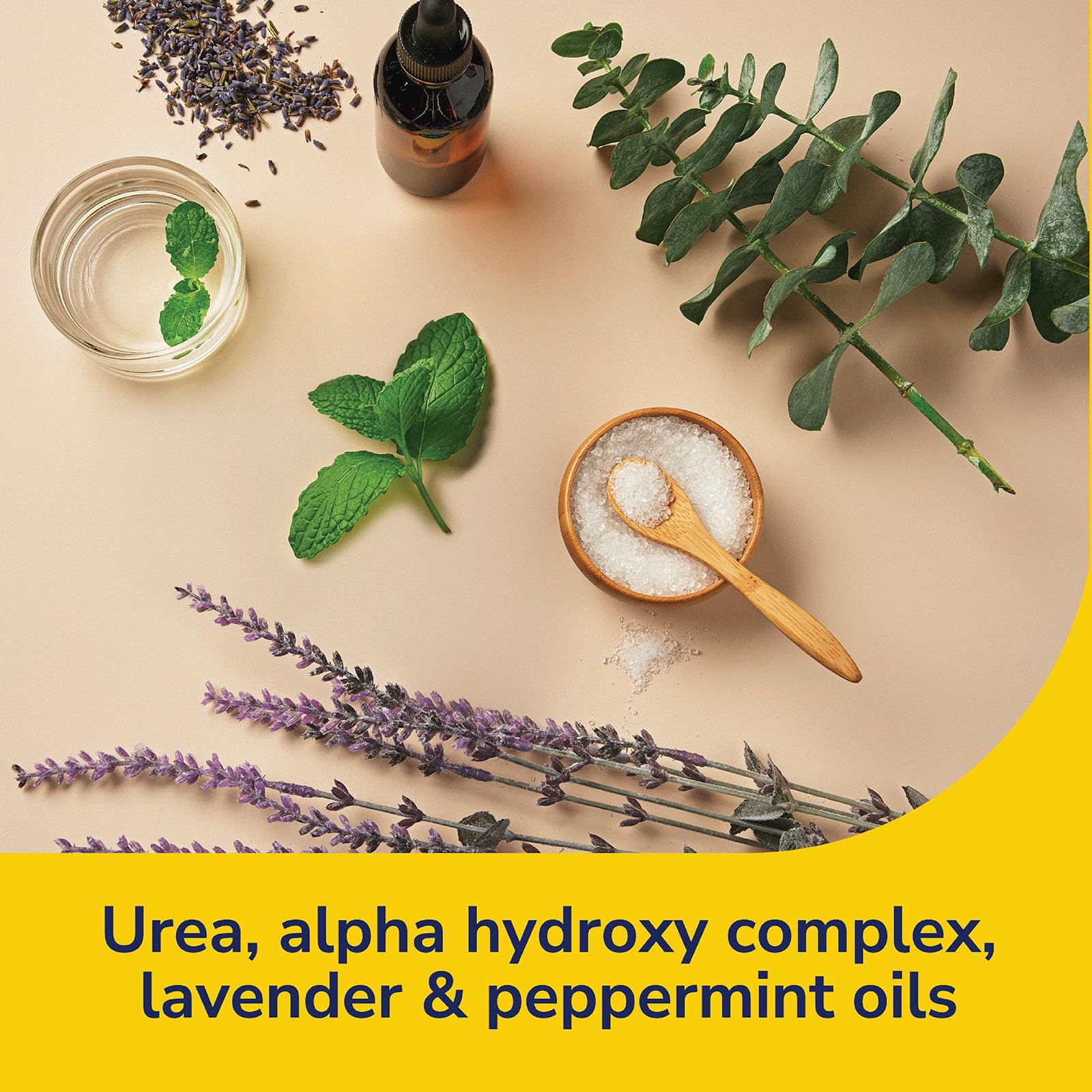 Texture of the foot mask serum infused with essential oils for skin softening.
