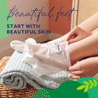 Amope Paradise Found foot sock mask pouch back details