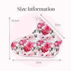 Koelf Rose Petal Satin Foot Mask application demonstration