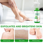 Elaimei foot peeling spray packaging box and bottle