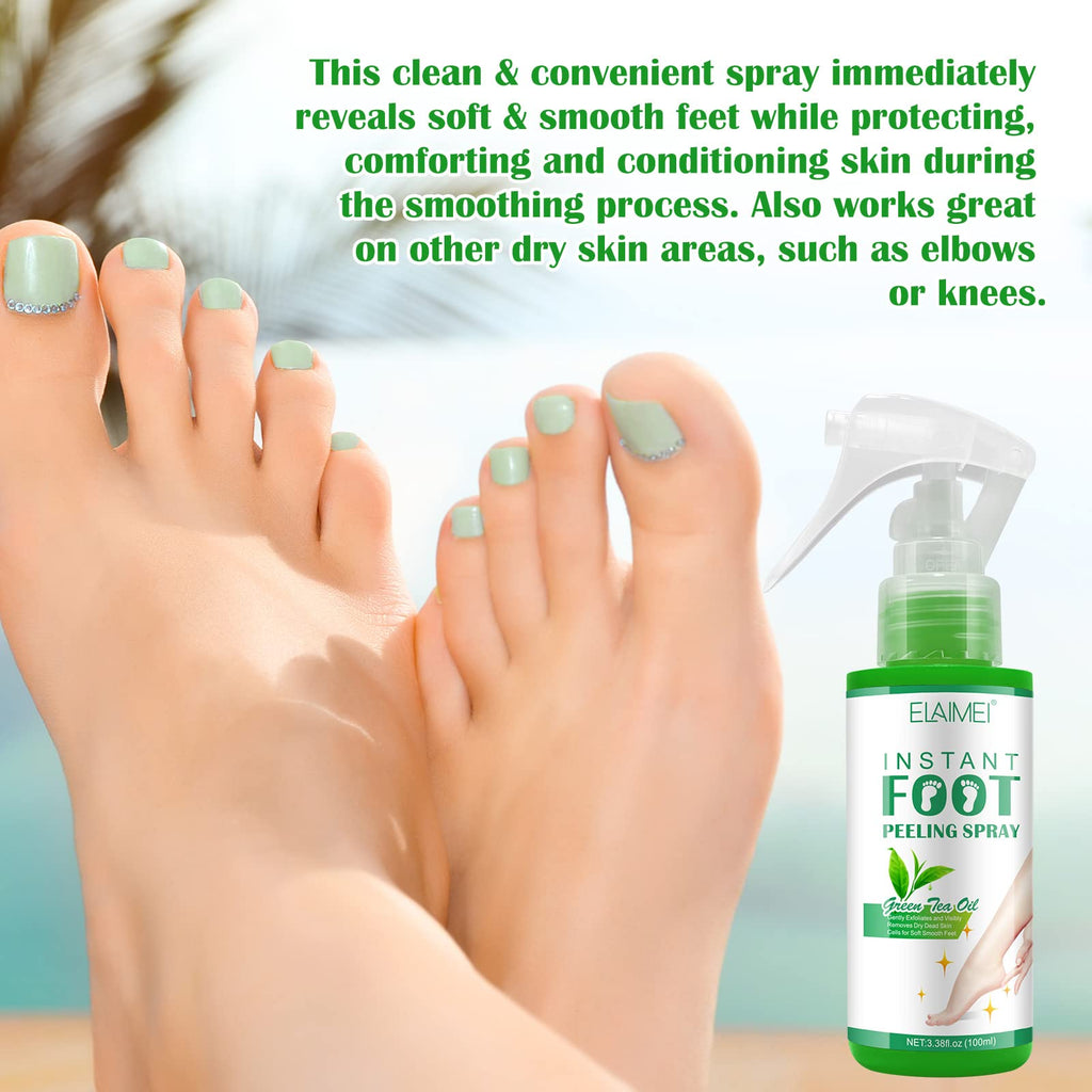 Side profile of 100 milliliter foot exfoliating spray container