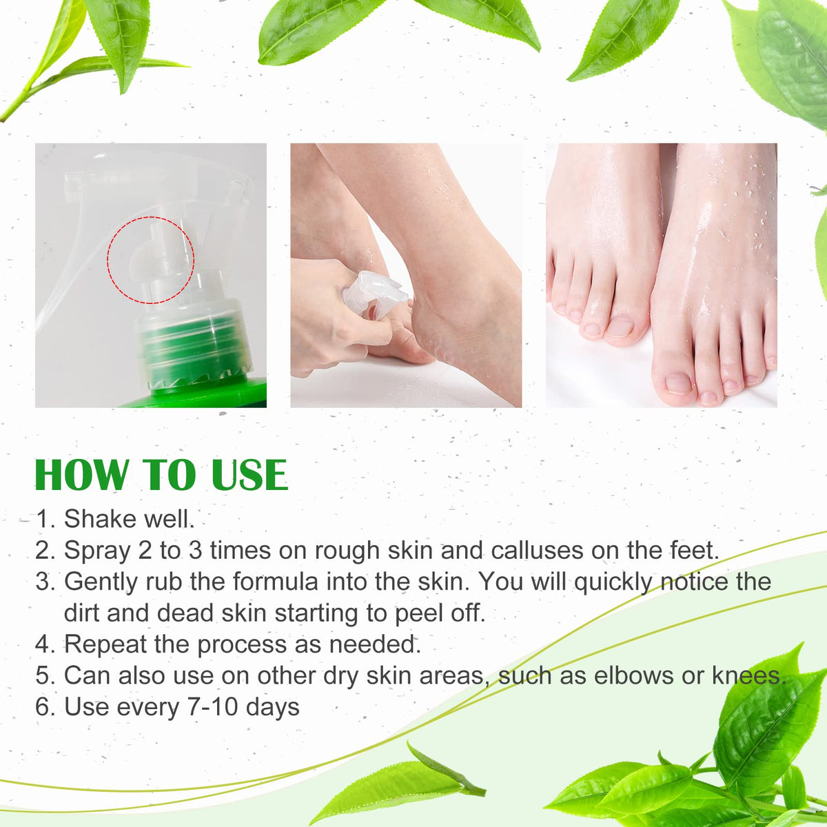 Lifestyle image of soft and smooth feet after treatment