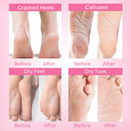 Saisze foot mask box back showing ingredients and directions