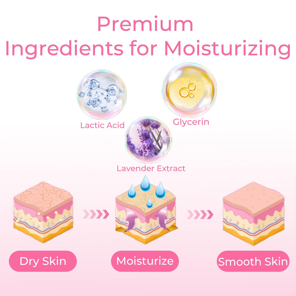 Close up of Saisze exfoliating foot treatment pouch details