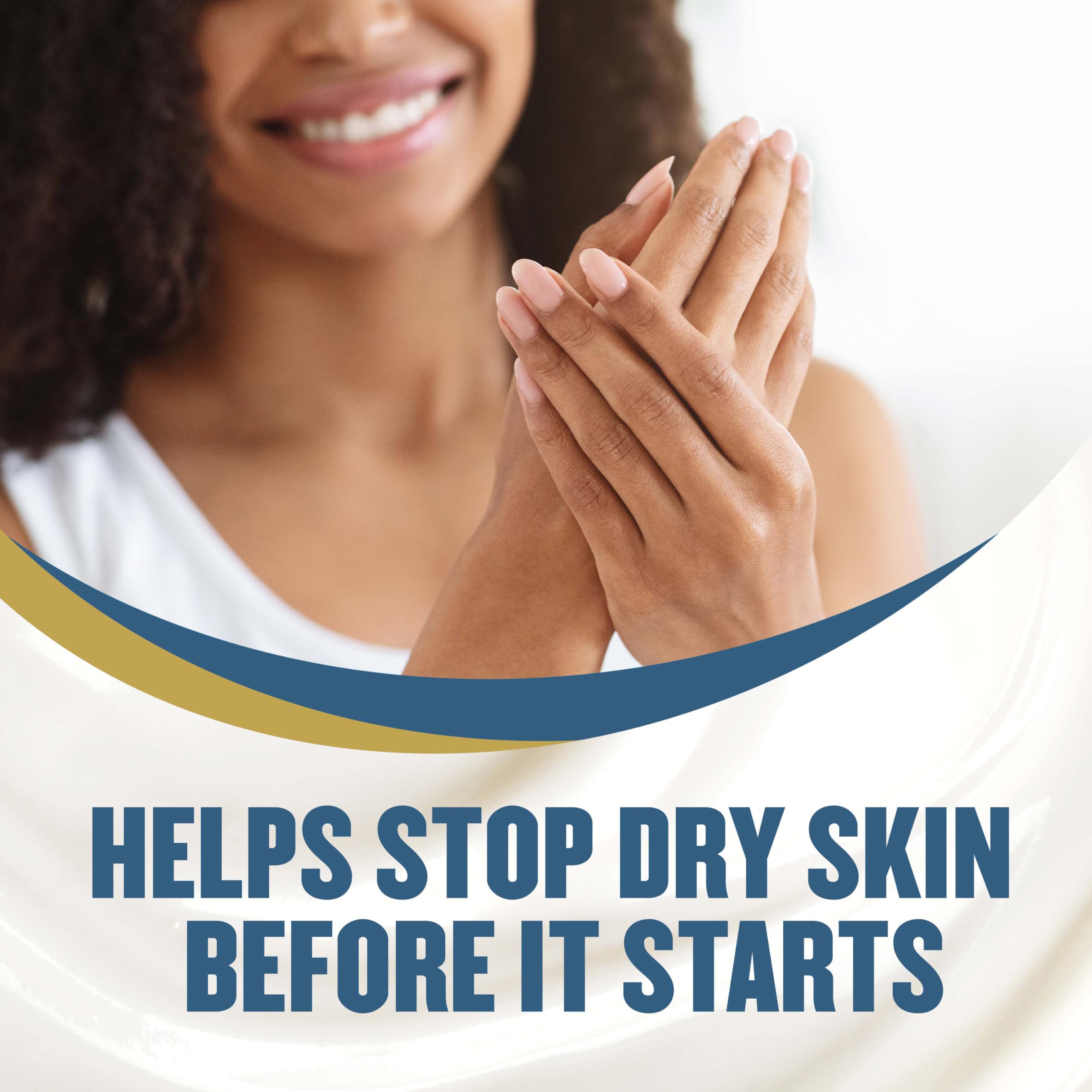 Dermatologist tested hypoallergenic hand lotion that stays on through handwashing.