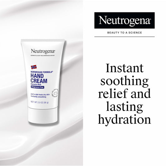 Neutrogena fragrance free hand lotion concentrated glycerin formula packaging
