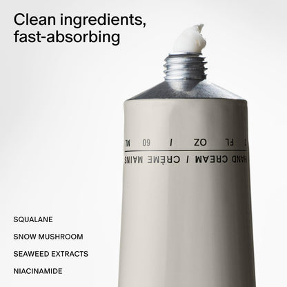 Salt & Stone natural daily hand moisturizer container showing product brand and active ingredients text