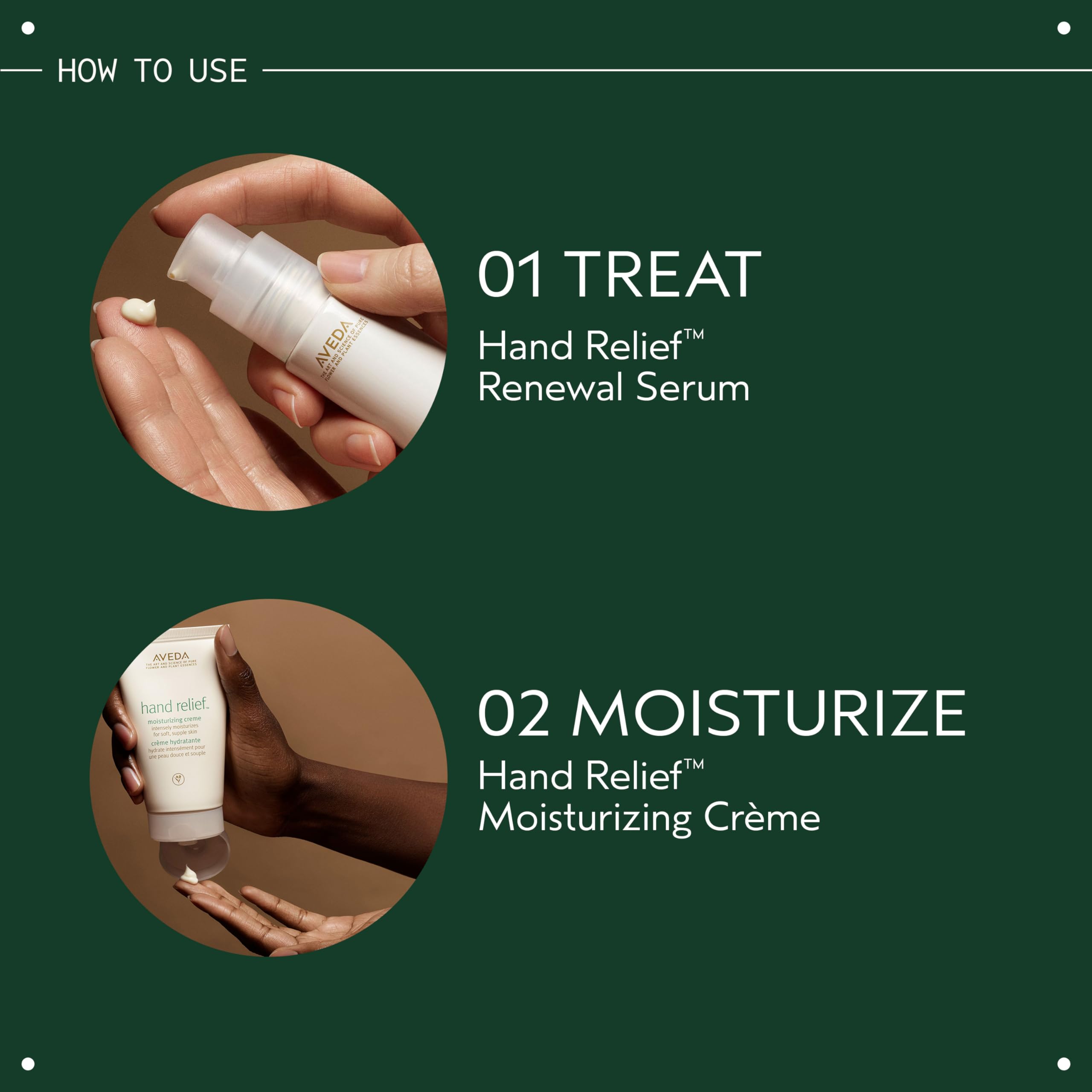 Top view of Aveda Hand Relief moisturizing creme cap