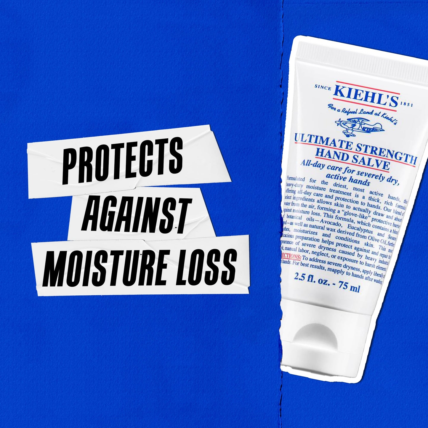 Kiehl's heavy duty hand salve with avocado oil and eucalyptus