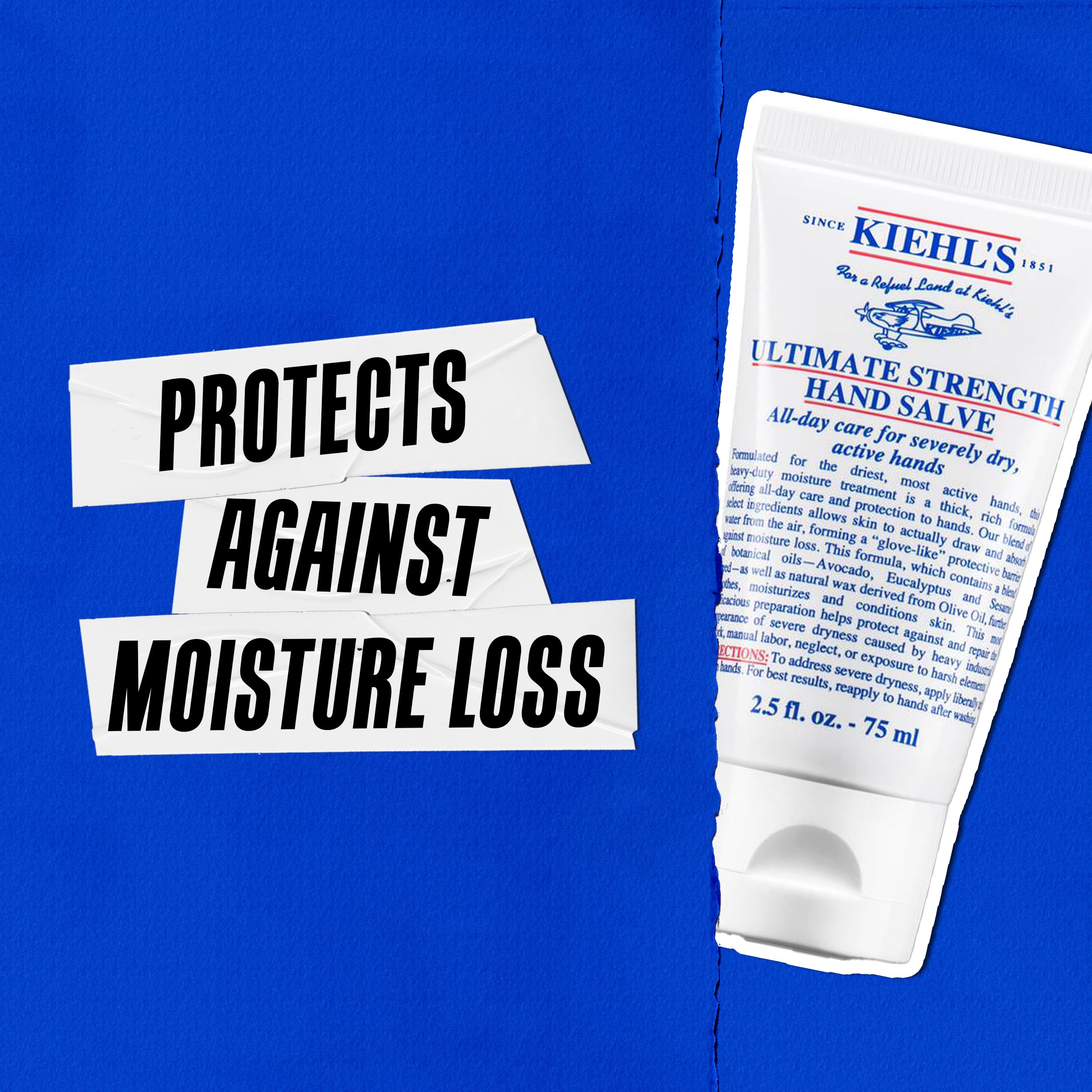Kiehl's heavy duty hand salve with avocado oil and eucalyptus