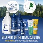 Gloves In A Bottle professional medical grade hand shielding lotion display