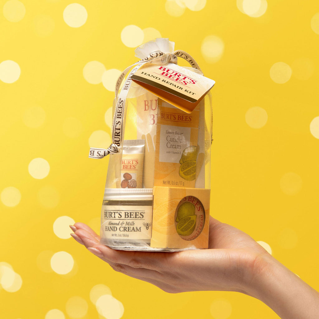 Burt's Bees natural hand spa gift set arrangement
