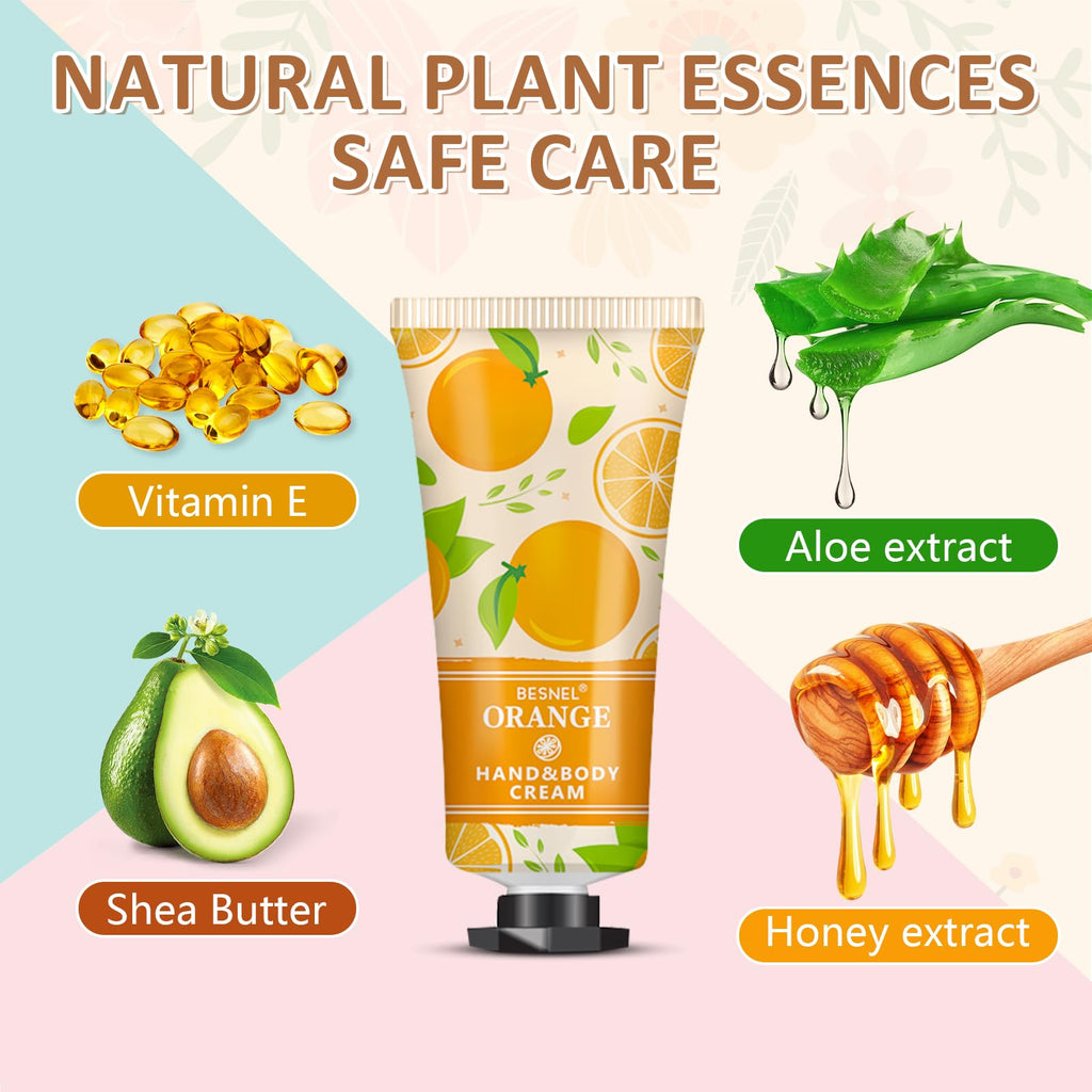 Besnel mini hand lotion travel size tubes arrangement