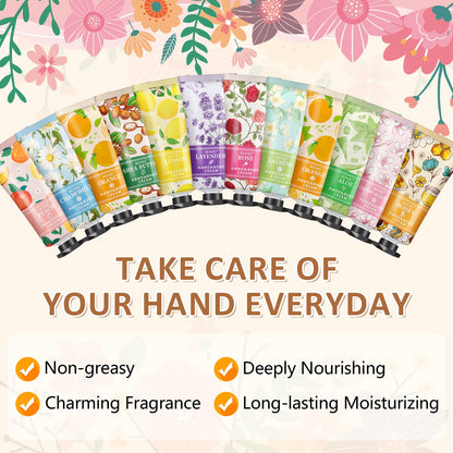 Besnel mini hand cream tube being squeezed onto dry hands for hydration