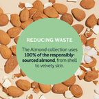L'Occitane almond delicious hand cream paired with natural almonds