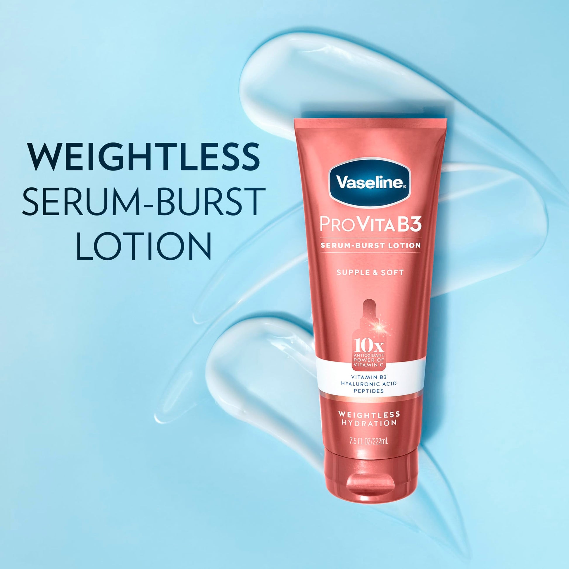 Imported Vaseline Supple and Soft 7.5 fluid ounce tube display