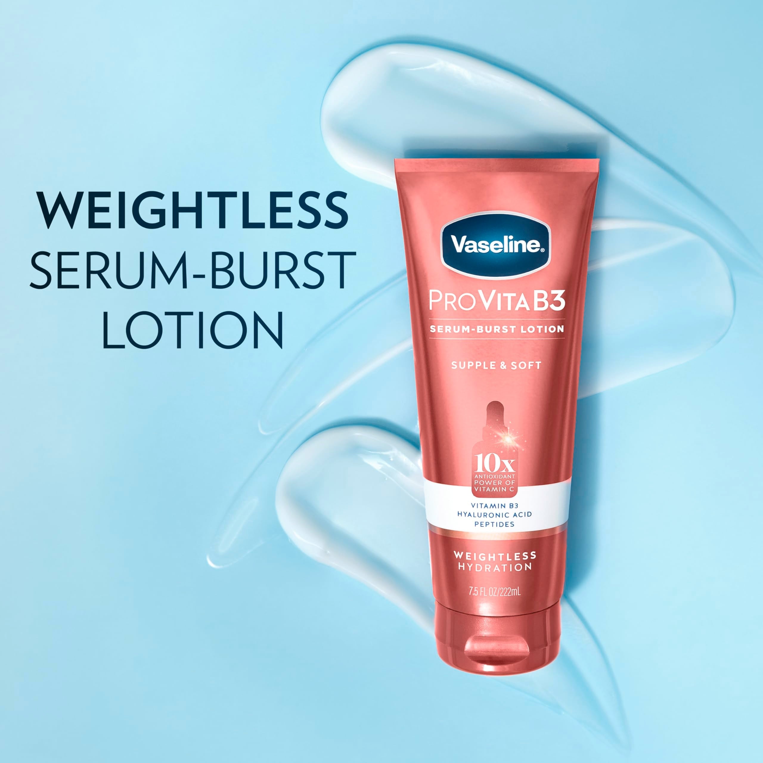 Imported Vaseline Supple and Soft 7.5 fluid ounce tube display