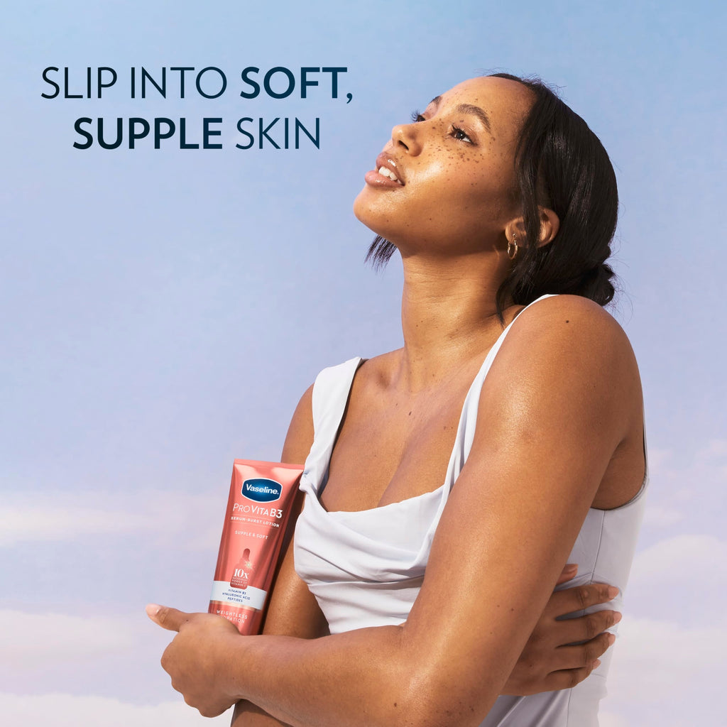 Vaseline Pro VitaB3 Serum Burst Lotion cap and pump mechanism