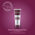 Retinol Livaura anti-aging hand cream texture and consistency display