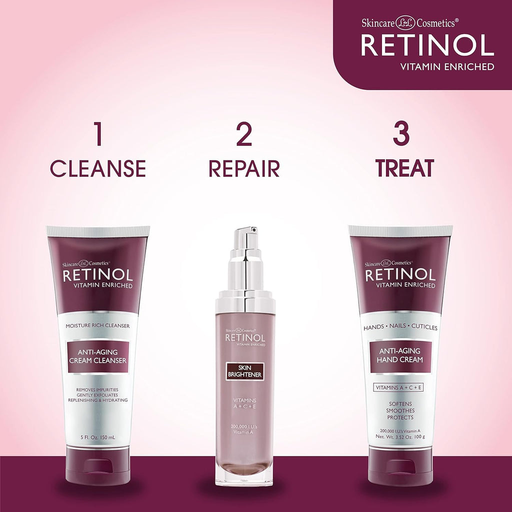 Retinol Livaura anti-aging hand cream back panel specifications
