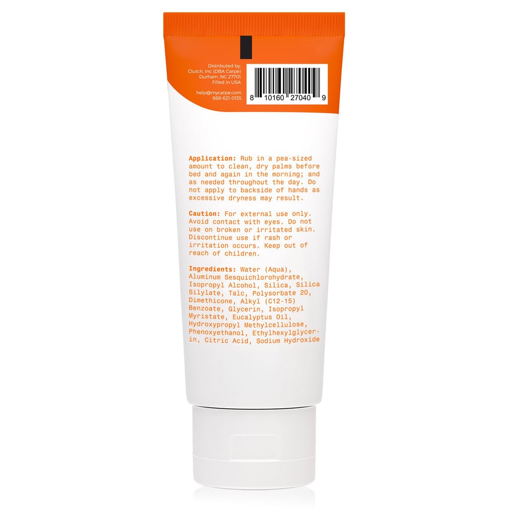 Authentic USA imported Carpe hand lotion packaging