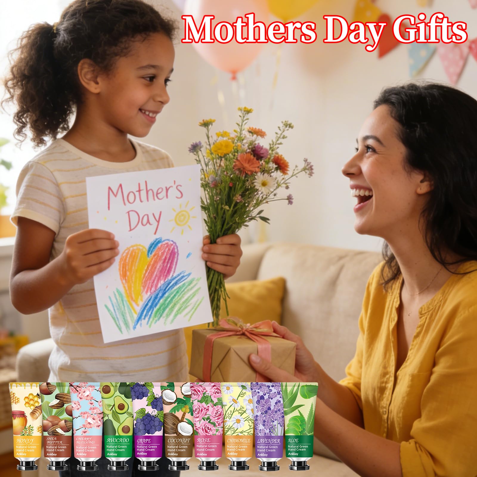 Ankooy natural plant fragrance hand lotions displayed in a multi-pack collection for dry skin