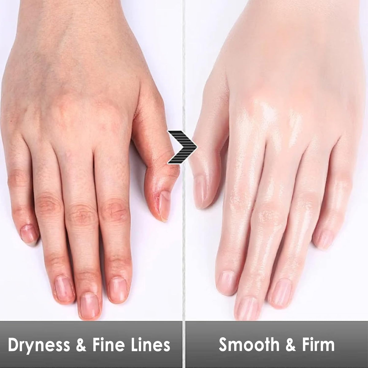 Ankooy hand cream set being applied to dry hands for deep hydration.