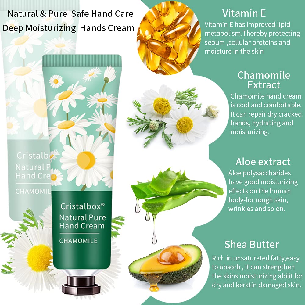Cristalbox natural plant fragrance hand cream variety pack