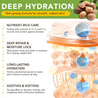 Apuufyqc unrefined shea butter product label details