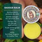 Badger Hard Working Hands Cream open container